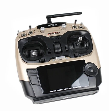 

Hot Radiolink AT9S With R9DS receiver DSSS FHSS Double AT9 Upgraded Version 2.4Ghz 10CH Transmitter Remote Control Radio System