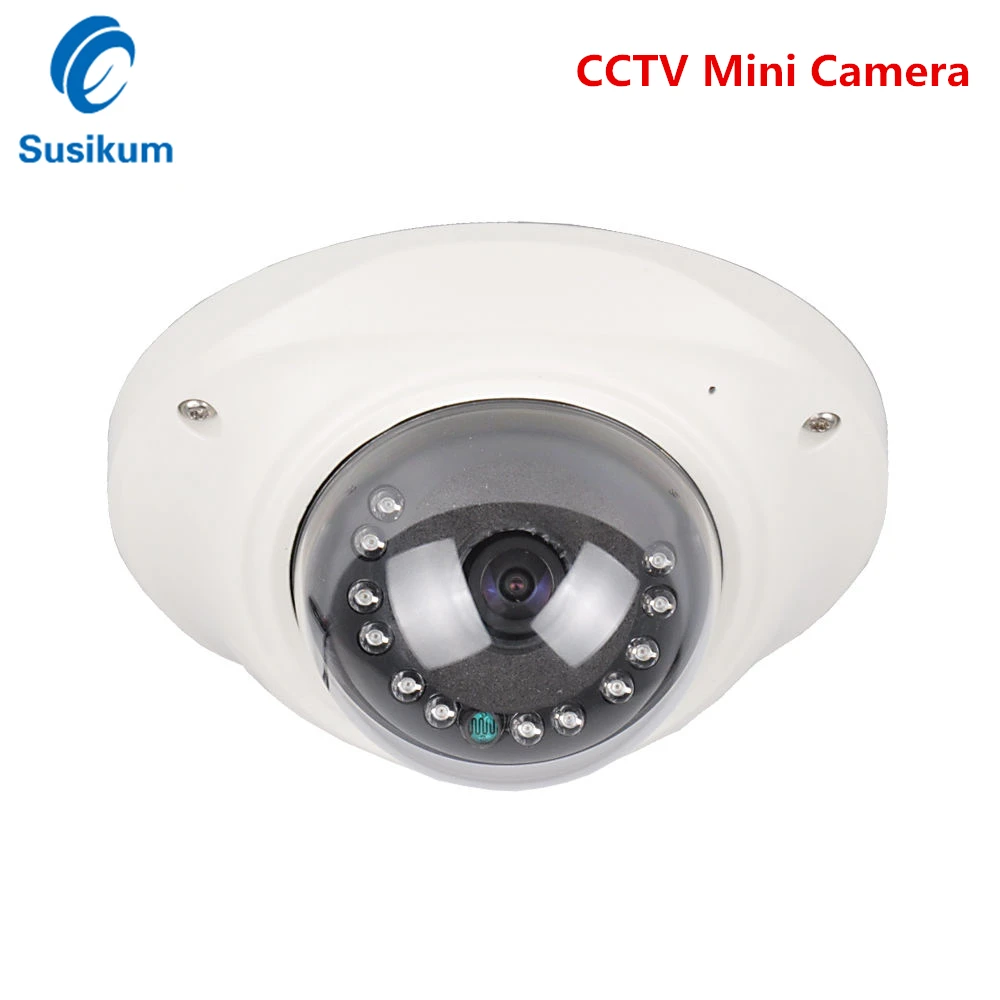 

1080P AHD MINI Camera 180 Degree 1.7mm Lens IR Night Vision Vandalproof Dome Security Indoor CCTV Camera With OSD Menu