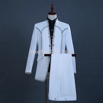 

Men Court Dress Performance Clothing Prince Charming Stage Halloween European Style Drama Performance Clothing