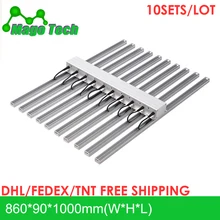 10 шт./лот 750 Вт Светодиодный радиатор для выращивания света Светодиодная лента для освещения растений свет алюминиевый радиатор 1 м освещение для выращивания(только весь набор радиатора