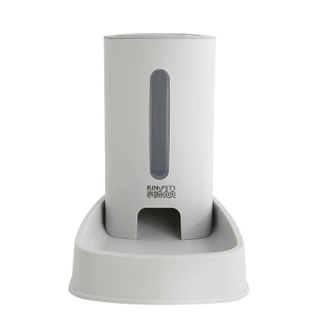 gray ZQBXJDW для домашних животных для кошек и собак автоматический drinkerpet автоматической подачи Домашняя кошка comedouro - Цвет: gray