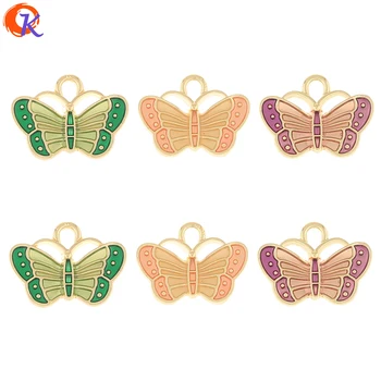 

Cordial Design 100Pcs 13*18MM Jewelry Accessories/Earring Findings/Butterfly/Paint Effect/Pendant/Hand Made/Charms/DIY Making