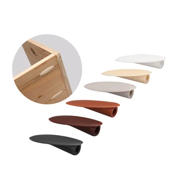 Agujero de bolsillo oblicuo de plástico, con cabezal para tornillos, cubierta para agujero de bolsillo de 9mm, accesorios para carpintería, 100 Uds. 1