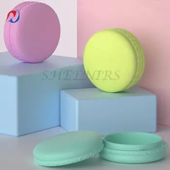 

25pcs New Empty 5g 0.17oz Plastic PP Macaron Shape Pot Jars Cosmetic Containers Macarons Shaped Lip Balm Jar Cream