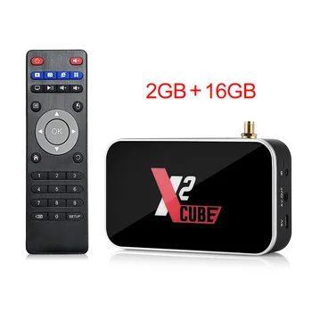 

TV Box X2 Amlogic S905X2 Android 9.0 2G DDR4 16G 2.4G/5G WiFi 1000M Bluetooth Smart Media Player set top box