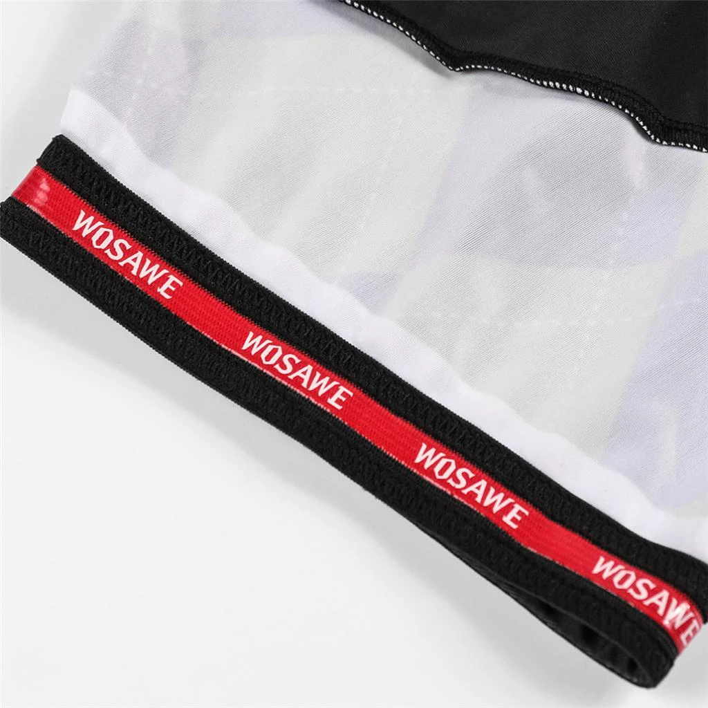 Comfortable 80% Polyester + 20% Spandex Black and Red Grid Summer Cycling Shorts for Outdoor Sports
