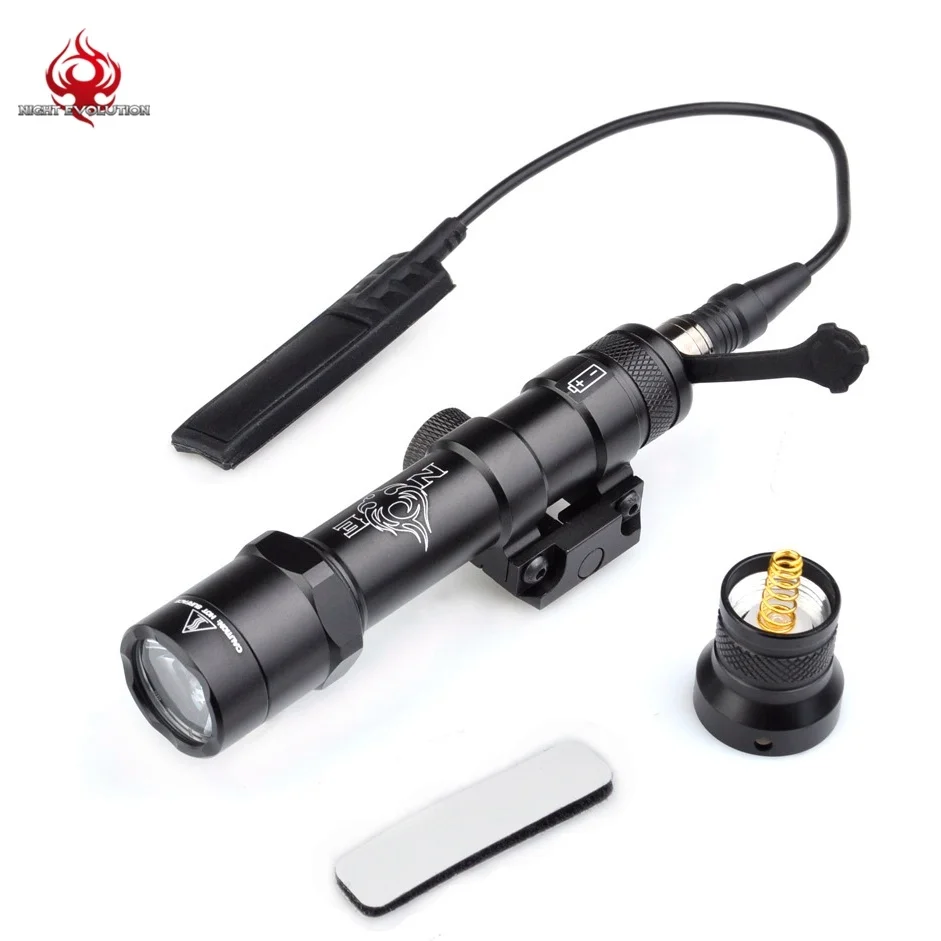 Night Evolution Airsoft M600B светодиодный Скаут оружие света Softair Охота Linterna фонарик пистолет тактический винтовочный фонарь NE04056
