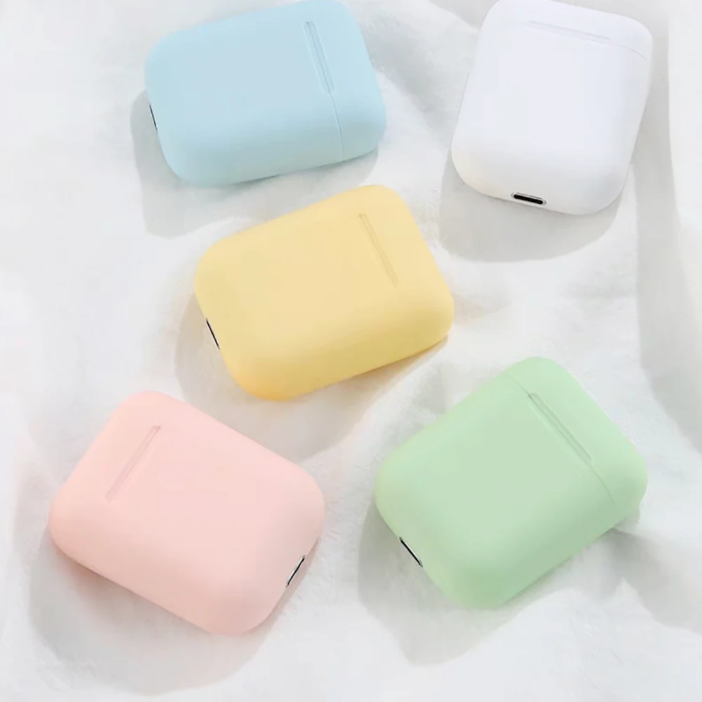 I12 tws Macaron беспроводные наушники Bluetooth 5 0 игровая гарнитура оригинальные сенсорные
