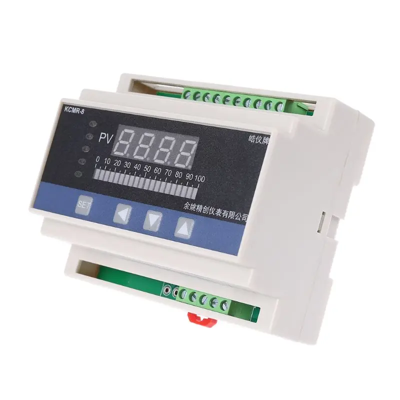 4-20mA Input Din Rail DC Water Liquid Level Pressure Controller with 4-ways Relay DC 24V Output Liquid Level Meter 4-20mA Input Din Rail DC Water Liquid Level Pressure Controller with 4-ways Relay DC 24V Output Liquid Level Meter