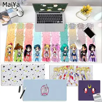 

Maiya Sailor Moon cat Rubber PC Computer Gaming mousepad Speed/Control Version Large Gaming Mouse Pad
