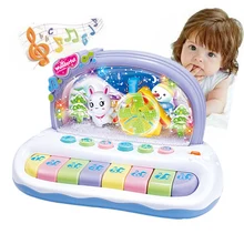 Детская электронная фортепиано музыкальный инструмент игрушечная мельница музыка Образование игрушка звук и свет раннее образование интеллект игрушки