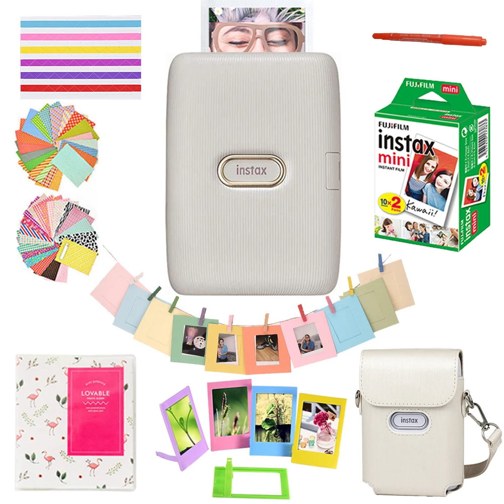 New Beige Gold Fujifilm Instax Mini Link Printer 20 Sheet Instax Mini Films White Case Bag Album Other Accessories Kits Film Camera Aliexpress New Beige Gold Fujifilm Instax Mini Link Printer 20 Sheet Instax Mini Films White Case Bag Album Other Accessories Kits Film Camera Aliexpress