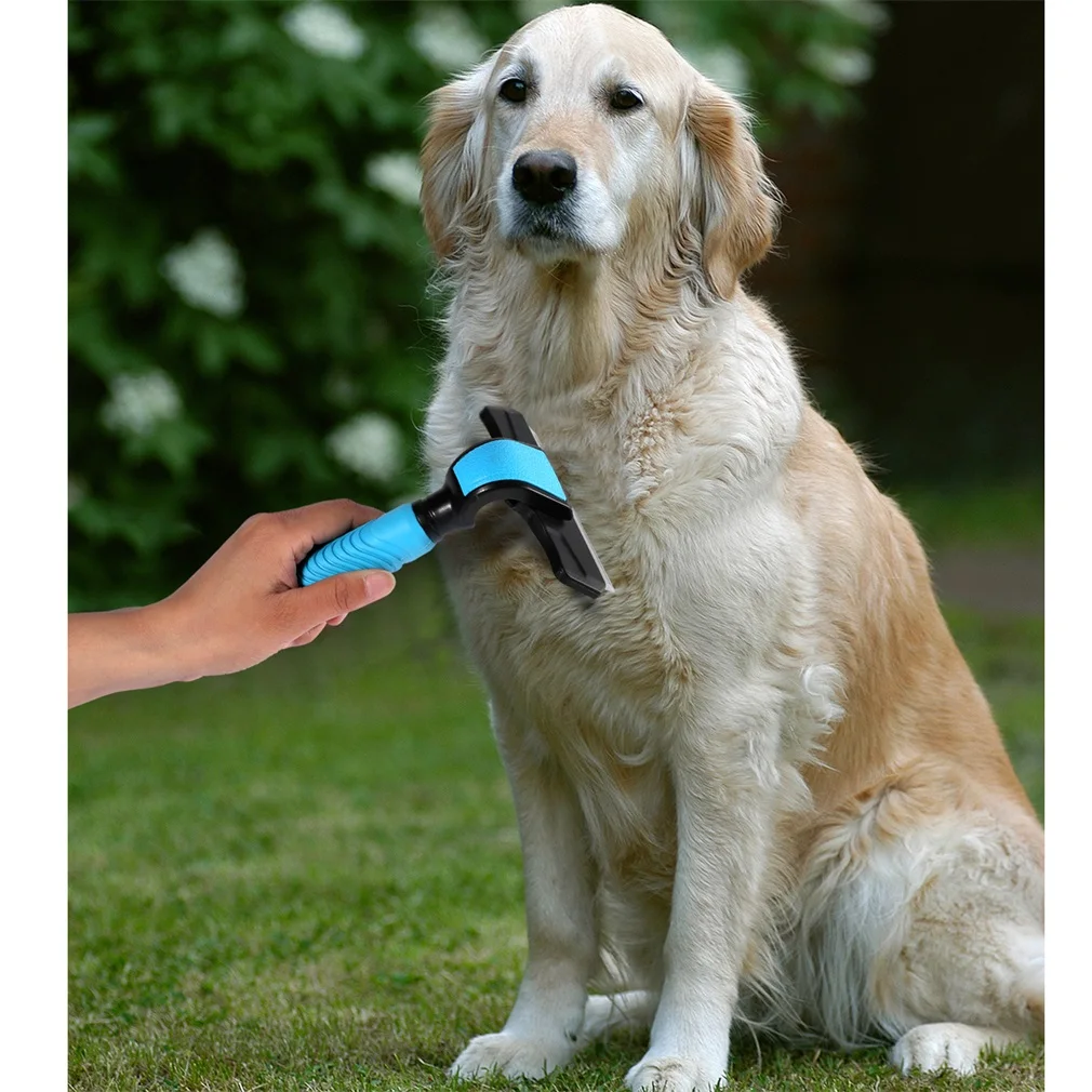 Универсальный Pet Уход за лошадьми Deshedding инструмент Кисть для собак и кошек волос для длинные и короткие Домашние животные с шерстью большой Размеры легко Применение