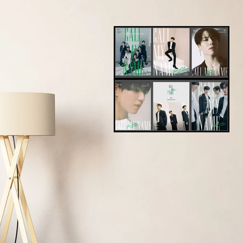 14 шт./компл. GOT7 альбом Call My» с возможностью нанесения собственной фотографии логотипа карты Бумага должностным LOMO Фотокарта