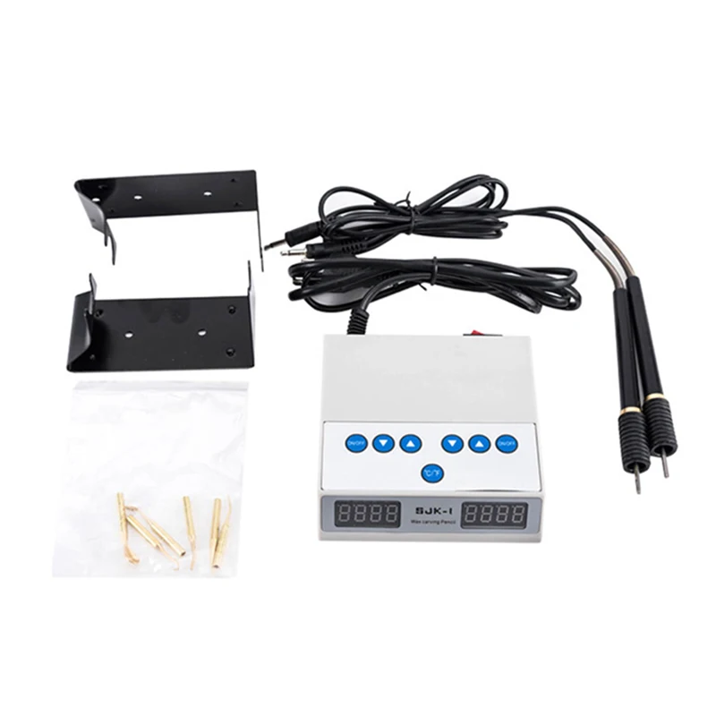 SJK Dental Lab Electric Wax Knife Digital Mini Ultra-thin Carving Waxer Pencil Carver Machine 2 Pens 6 Tips | Красота и здоровье