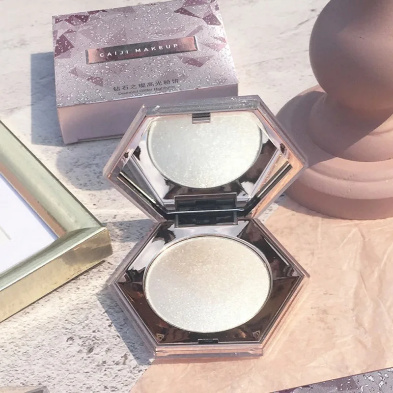 Горячая Распродажа highlighter палитра пудры макияж для лица мерцающая пудра Сияющий макияж светящийся Набор Уход за лицом контур ремонт Красота Косметика