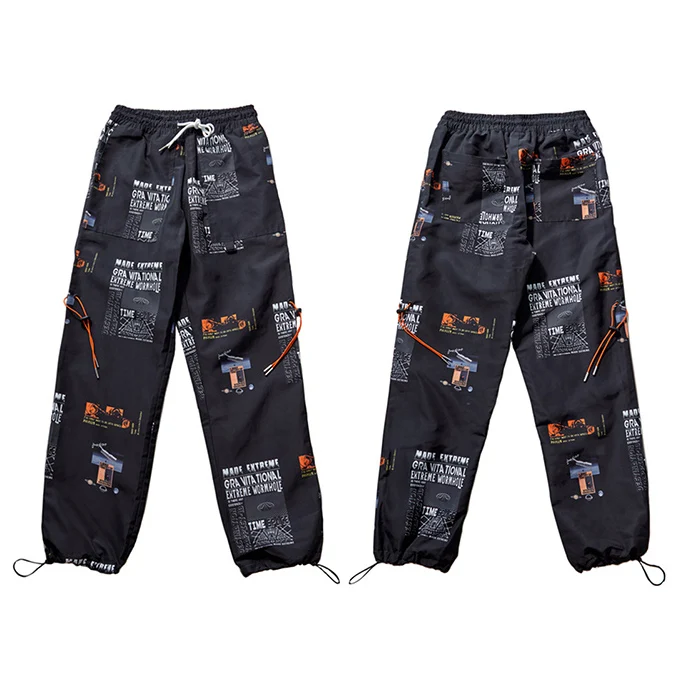 F211807 Black Летние мужские спортивные штаны Харадзюку, модные повседневные спортивные штаны, спортивные штаны белого цвета - Цвет: F211807 Black