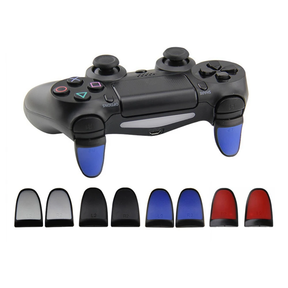 

Wholesale 20 Pairs New Anti Slip L2 R2 Triggers Extended Buttons Kit For PS4 Controller Analog L2R2 Extenders Thumbtick