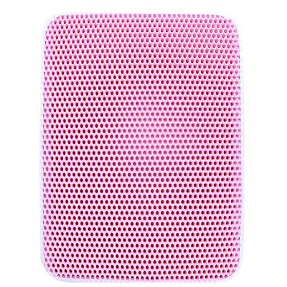 Pink Водонепроницаемый двухслойный коврик для кошек, складной коврик для кошек SLC88 - Цвет: Pink