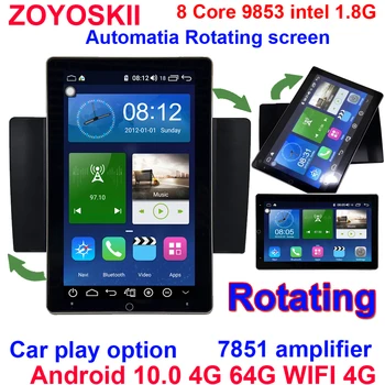 

Android 10 10.1 inch universal motozied auto rotation Tesla screen car gps multimedia RDS radio navigation player for hyundai