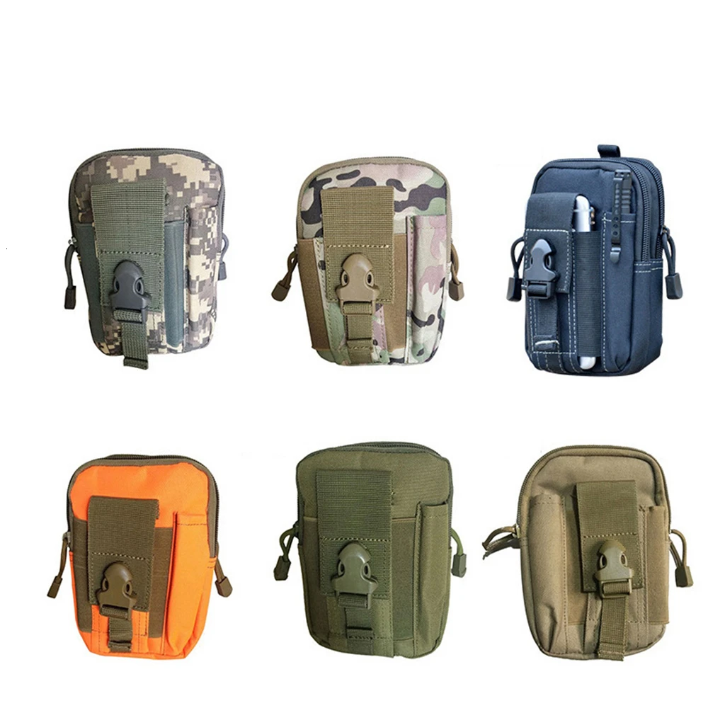 Molle сумка поясная Мужская тактическая сумка маленький карман Военная поясная сумка для бега дорожная походная сумка