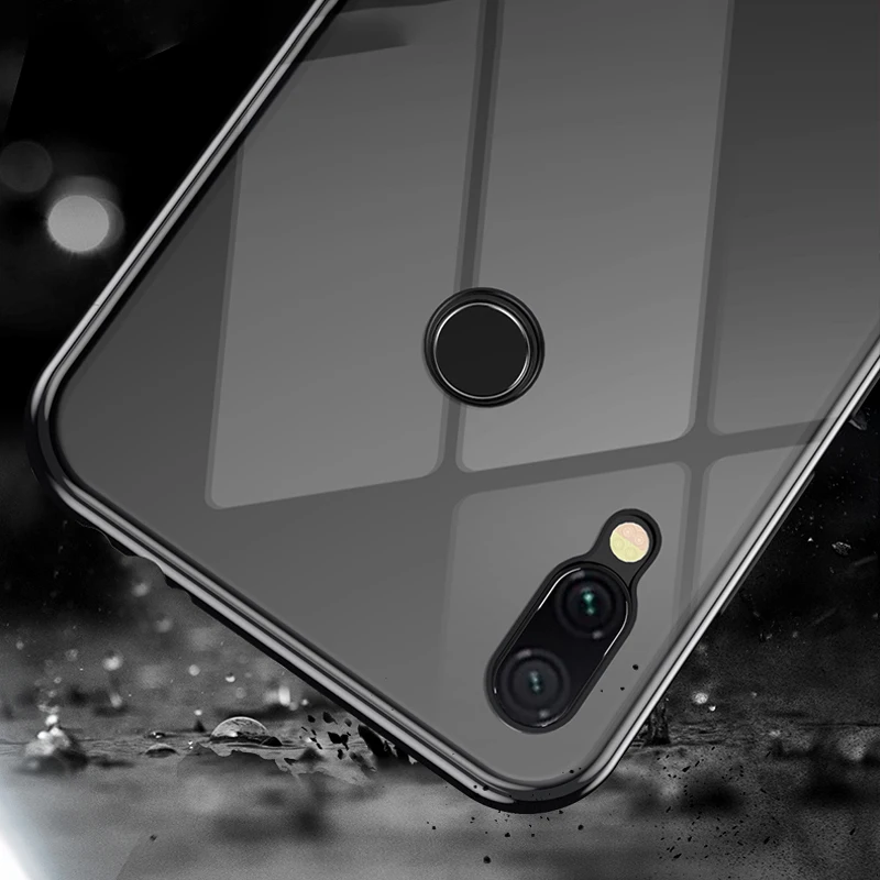 Магнитный металлический чехол для Xiaomi mi 9 SE Honor 8 lite F1 9T CC9 A3 9SE чехол для Red mi Note 8, 7, 6, 10 Pro 7A 8A K20 Стекло Защитный чехол