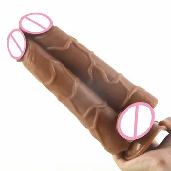 Sex Machine Attachment Super Large Simultaneous Insertion Double Headed Dildo Anal Plug Anal Penis Love Machine Accessories Y95 3
