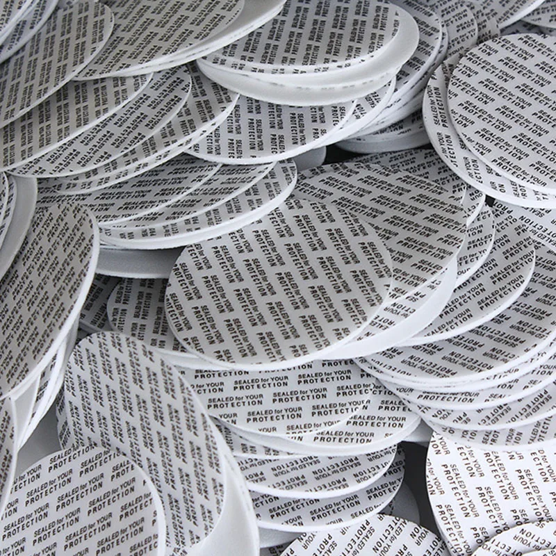 Foam seal caps 100Pcs Self-adhesive Foam Press Seal Cap Liners Cosmetic Jar Bottle Pot Foam Safety Tamper Food Gasket Seals Pad 20mm-101mm