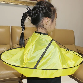 

Kids Hair Cutting Cape Hairdresser Styling Salon Waterproof Cloak Haircut Hairdresser Gown Clothing Apron For Children