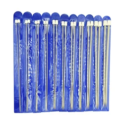 Premium Stainless Steel Straight Knitting Needles - 35cm (3.5mm)