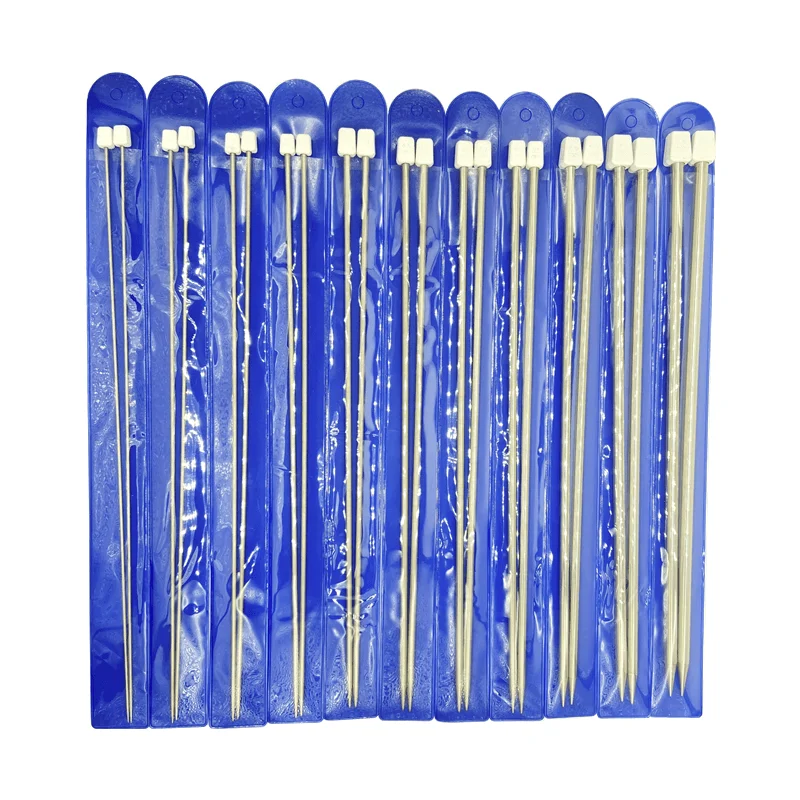2-8mm 25cm/35cm Stainless steel Straight Knitting Needles Crochet Hook DIY Sweater weave accessories for knitting tools | Дом и сад