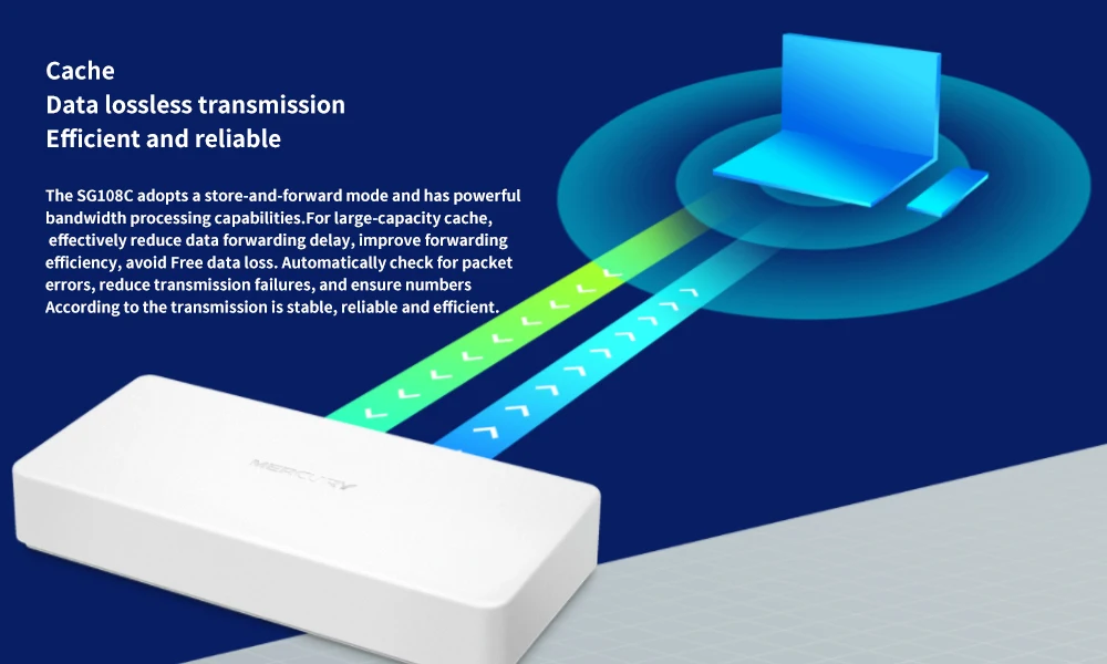 MERCURY SG108C Ethernet коммутаторы 8-Порты Gigabit Порты и разъёмы настольный коммутатор 10/100/1000 Мбит/с RJ45 Порты и разъёмы Soho коммутатор