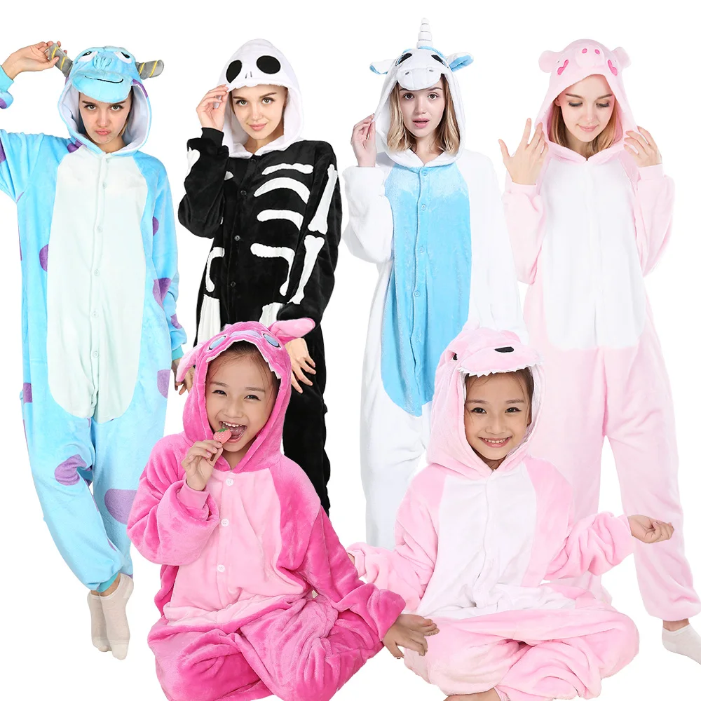 Пижама KIGUCOS Женская универсальная пижама комбинезон в виде животного мультяшный