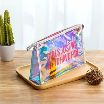 

Transparent Organize Storage Cute Make Up Bag Girl PVC Cosmetic Bag Waterproof Brushes Bag Dropshipping Fashion Travel Bag Cute