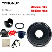 

yongnuo for lens yn50mm 50mm 1.8 EF EOS 50MM AF MF Camera Lens For Canon T6 EOS 700D 750D 800D 5D Mark II IV 10D 1300D