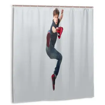 

Tom Holland Shower Curtain with Hooks bathroom Waterproof Polyester Fabric