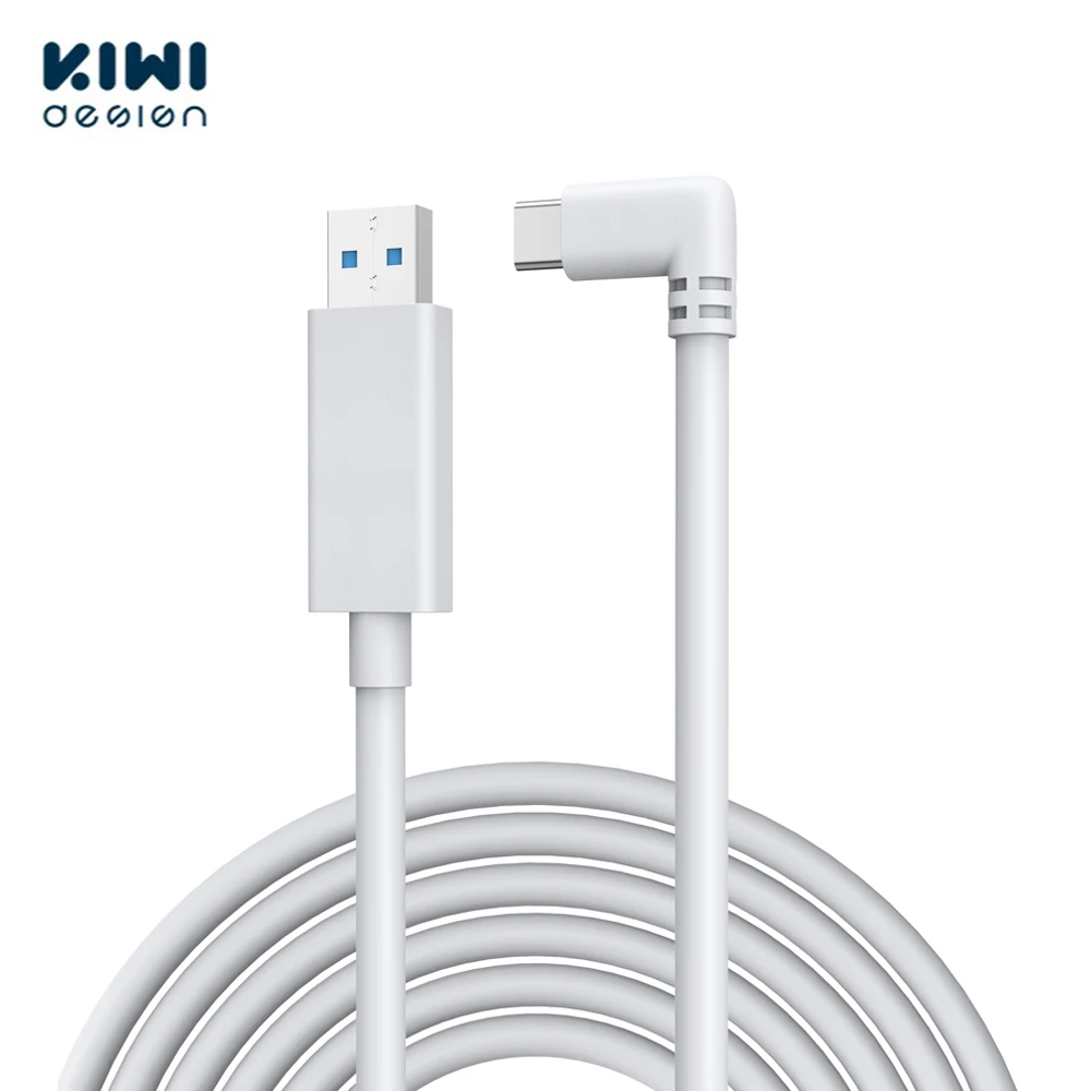 KIWI design Oculus Quest/ Quest 2 обновленный 16 футов/10 футов 5 м/3 м USB3.0 на кабель Type C Link