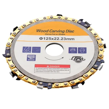 

Wood Carving Cutting Disc Carpentry Chain Grinder Saw Discs Tool 125mm / 115mm10000-13000 Rpm For Woodworking