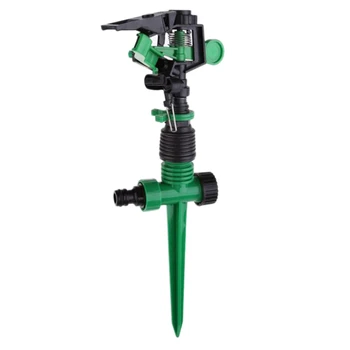 

Garden Metal Spike Lawn Grass 360 Degree Adjustable Rotating Water Nozzle Impulse Sprinkler For Garden Irrigation System