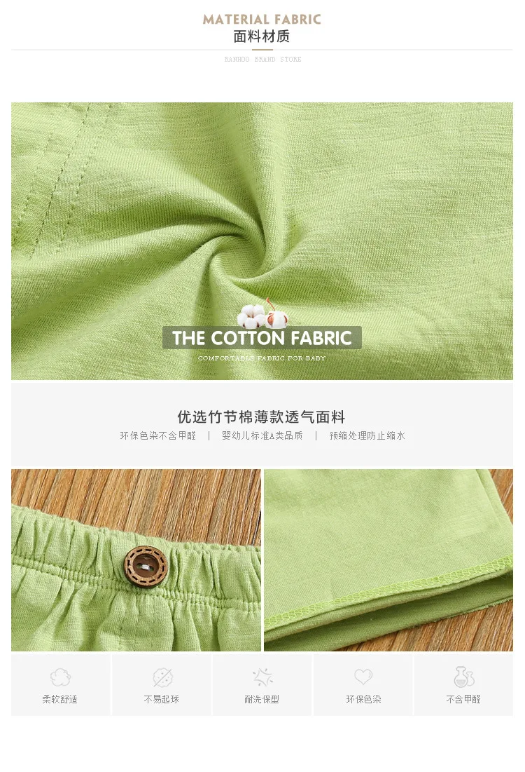 CHILDREN'S Shorts Women's Outer Wear Pure Cotton Loose-Fit Pants Male Baby Childrenswear Summer Small Crawler Casual Shorts Slub
