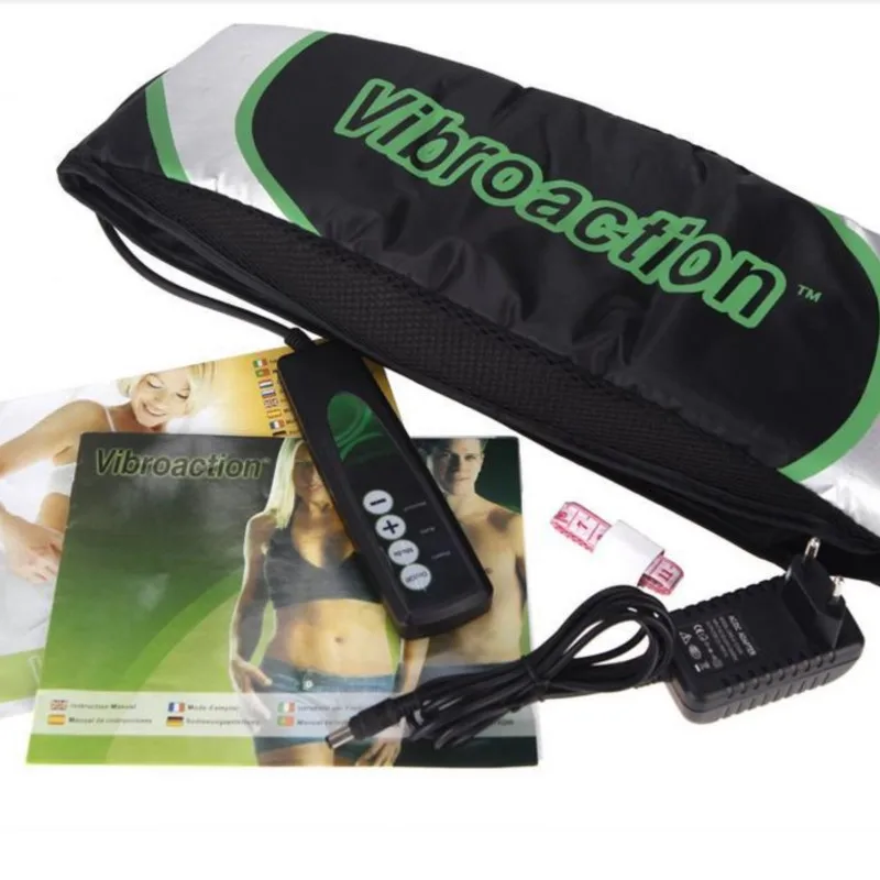 Topseller- box Electric Vibrating Slimming Belt Vibroaction Body Burning Fat Massage Belt