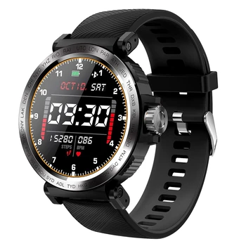 

S18 Full Screen Press Smart Watch IP68 Waterproof Men Sports Clock Heart Rate Monitor Smartwatch for IOS Android Phone