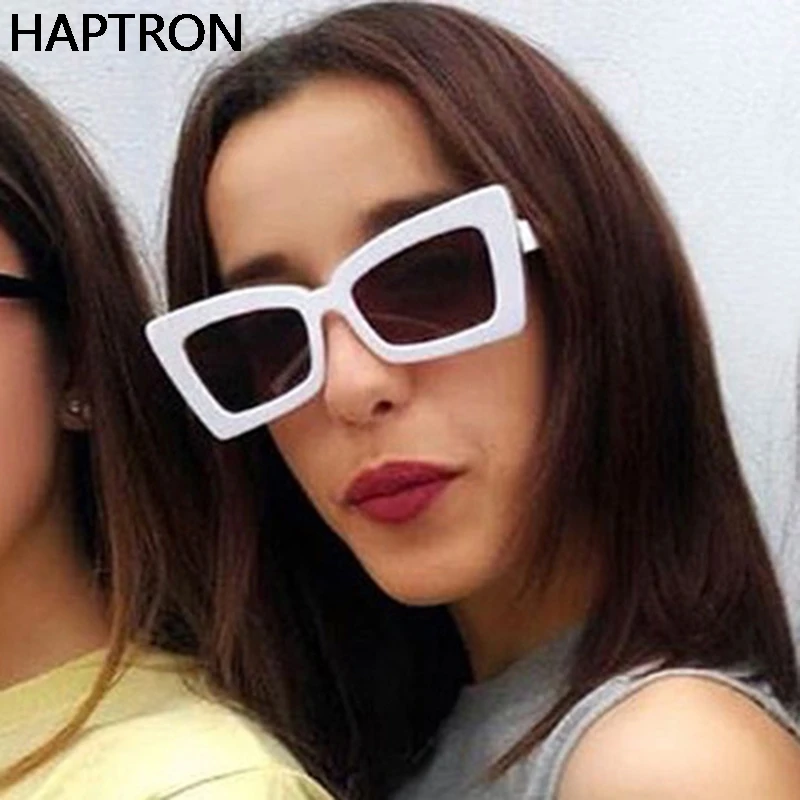 Солнцезащитные очки HAPTRON женские прямоугольные трендовые винтажные солнечные