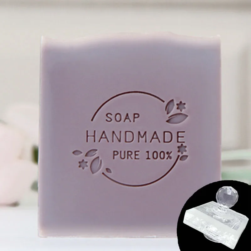 English Alphabet Letter Series Clear Acrylic Soap Stamp, Handmade Soap Seal, Letters and Patterns, Transparent Custom Chapters