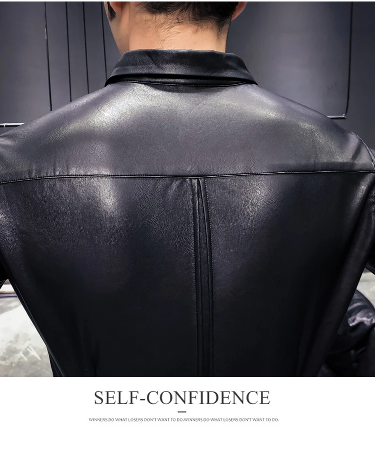 Кожаные Рубашки мужские черные рубашки Slim Fit Ночной клуб наряды сексуальная кожаная мужская корейская модная одежда мужские западные рубашки