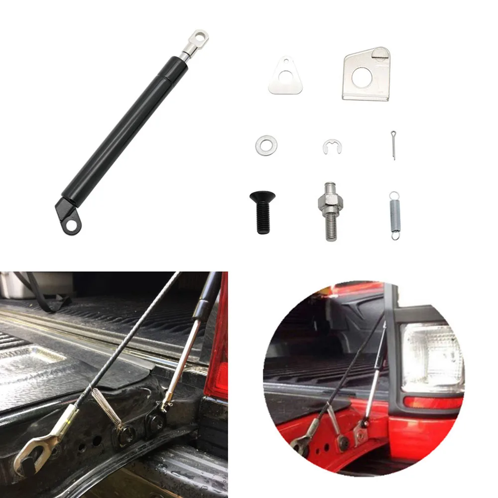 For Ford Ranger 2012- Car Accessory High quality Spring Steel Rear gate Damper Tailgate Slow Down & Easy Up Strut Set
