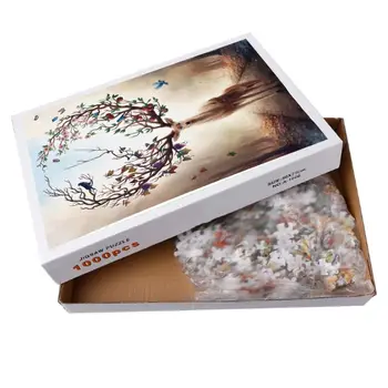 

Jigsaw Puzzles 1000 Pieces for Adults Kids Large Puzzle Game Toys Gift Fun, Relaxing and Challenging，The Deer