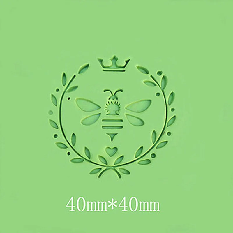 

Bee Design Resin Stamps Seal For Handmade Homework DIY Soap Making Sugarcraft Baking Stamping
