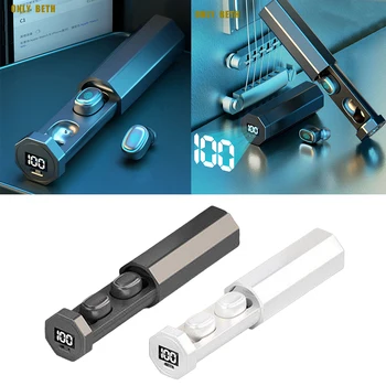 

A10 TWS Binaural Bluetooth 5.0 Sports Earbuds LED Earphone Mini with Mic