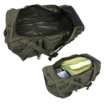 Large Capacity Men's Travel Bags Canvas Military Tactical Backpack Waterproof Hiking Climbing Camping Rucksack Bags 4